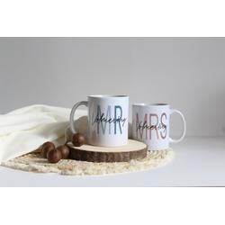 Geschenk zur Hochzeit| Kaffeebecher | Mr and Mrs