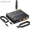 PROZOR DAC Convertitore audio digitale-analogico 5.0 compatibile con Bluetooth Coassiale Toslink a RCA Adattatore audio stereo per auricolari da 3,5 mm