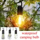 USB wiederauf ladbare Wolfram Licht tragbare Retro Camping Mini Zelt Umgebungs birne Home Hook Nacht