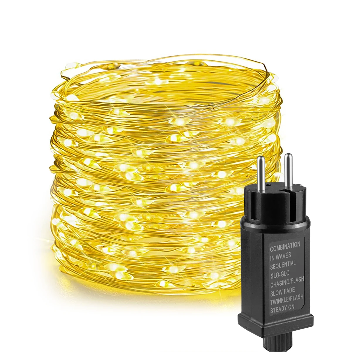 10M-100M LED Lichterkette Kupferdraht Girlande Lichterkette 110V 220V Wasserdicht Outdoor Garten Party Hochzeit Weihnachtsdekoration
