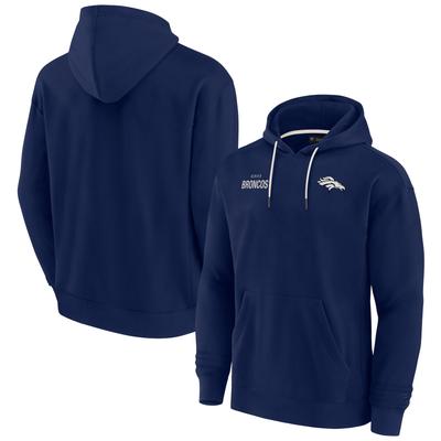 Unisex Fanatics Denver Broncos Elements Superweicher Fleece-Kapuzenpullover, Marineblau Image