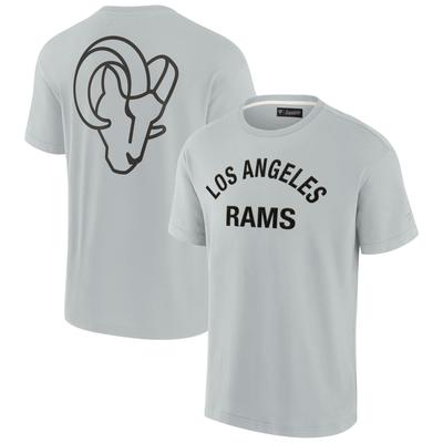 Unisex Fanatics Graues Los Angeles Rams Elements Superweiches Kurzarm-T-Shirt Image