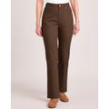 Blair Women's DenimEase Classic 5-Pocket Jeans - Brown - 12PS - Petite Short