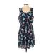 L.A. Soul Casual Dress: Blue Dresses - Women's Size Small