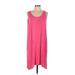 J.Jill Casual Dress - Shift: Pink Dresses - Women's Size Large