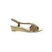 Ellen Tracy Wedges: Gold Shoes - Women's Size 9