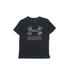 Under Armour Active T-Shirt: Black Graphic Sporting & Activewear - Kids Girl's Size Medium