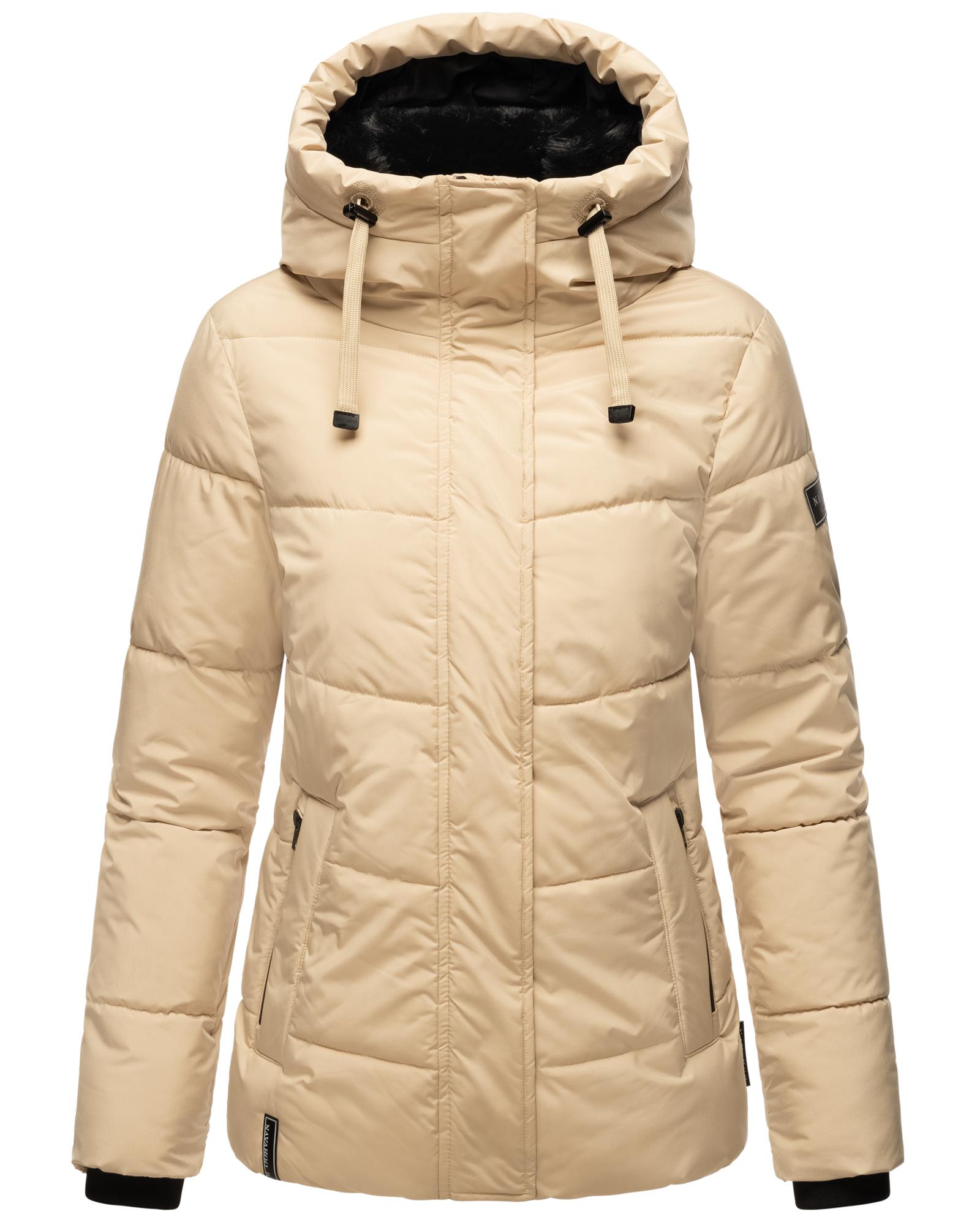 Steppjacke NAVAHOO "Sag ja XIV", Damen, Gr. XL(42), beige, Oberstoff: 100% Polyester, Futter: 100% Polyester, Wattierung: 100% Polyester, Ärmelfutter: 100% Polyester, Modisch, figurumspielend hüftbedeckend, hoch geschlossener Ausschnitt, Ärmel ohne... Image