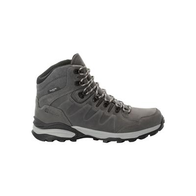 Trekkingschuh JACK WOLFSKIN "REFUGIO PRIME TEXAPORE MID M", Gr. UK 10,5 - EU 45, Normalschaft, grau (slate, grau), Main 