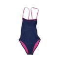 Nike One Piece Swimsuit: Blue Print Swimwear - Women's Size 10