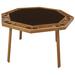 Kestell Furniture 52" 8-Player Oak Poker Table w/ 4 Kestell Chairs Vinyl/Felt | 29.5 H x 52 W x 48 D in | Wayfair