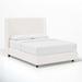 Skyline Furniture Tilly Upholstered Bed Metal in White | 55 H x 89 W x 77 D in | Wayfair 434BEDMLNSNW