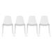 Corrigan Studio® Lorre Fabric Side Chair Dining Chair Plastic/Acrylic/Upholstered/Metal/Fabric in White | 33.5 H x 18 W x 21 D in | Wayfair