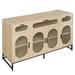 Latitude Run® Fontenelle Accent Cabinet Wood/Metal in Brown | 35.24 H x 53.54 W x 15.75 D in | Wayfair D9BA00CF443047948C395ED95062B746