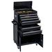 WFX Utility™ 8-Drawer Steel Combination Rolling Tool Chest Set Steel in Black | 42.5 H x 24.4 W x 13 D in | Wayfair