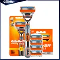 Gillette-Rasoir manuel électrique kt5 pour homme machine à raser 5 couches batterie phérique-62