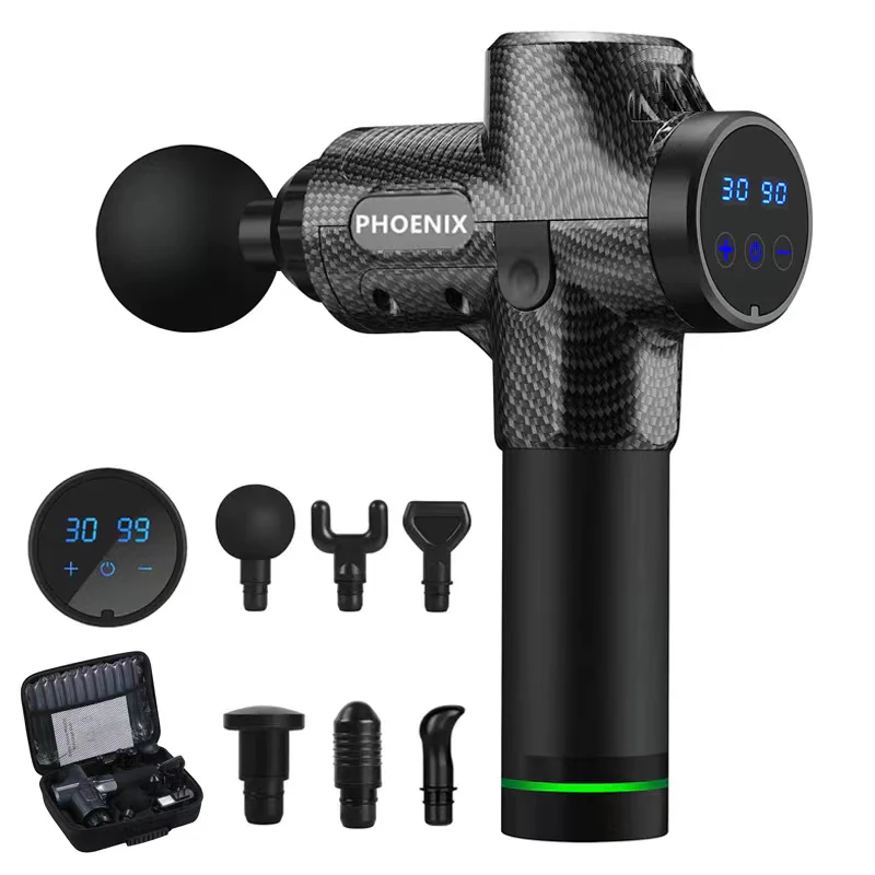 PHOENIX A2 PRO pistolet de Massage athlète pistolet de Massage haute fréquence relaxation musculaire Relaxation du corps masseur électrique avec sac Portable