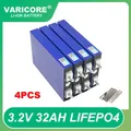Pack de batteries LiFePO4 3.2V 32ah 1 à 4 pièces avec décharge 32000mAh 12.8v en phosphate 3C 5C