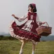 Sweet Girl Lolita Vintage Patchwork fur s pour femmes Everak Cute Female Bing Cosplay Little Red