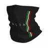 Italy Flag Bandana Neck Gaiter Windproof Face Scarf Cover Men Women Italy Qatar Headwear Tube