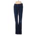 Just Fab Jeans - Mid/Reg Rise Boot Cut Boot Cut: Blue Bottoms - Women's Size 26 - Dark Wash