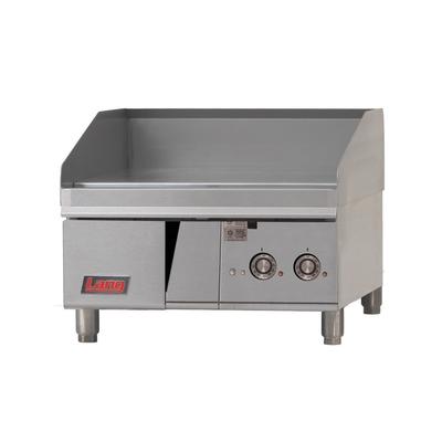 Lang 172T 72" Electric Commercial Griddle w/ Thermostatic Controls - 1" Steel Plate, 208-240v, Individual Controls, Stainless Steel