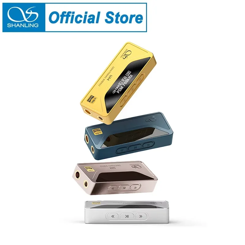SHANLING UA4 HIFI USB portatile DAC AMP MQA Amplificatore per cuffie Audio ad alta risoluzione ES9069Q PCM768 DSD512 Uscita 3,5 mm 4,4 mm