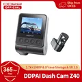 DDPAI Dash Cam Z40 Doppia telecamera per auto Registratore anteriore e posteriore 1944P HD GPS Wifi Car DVR 24H Protezione parcheggio D2save Storage