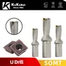 SOMT U Drill Bites Insert Drill Metal Drill Bits 14.5mm-36mm profondità 2D 3D 4D 5D Indexable U