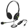 Cuffie USB cuffie Bluetooth con riduzione del rumore fisico auricolari audio Stereo per telefono PC Gaming Earpiece on Head Gift
