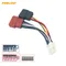 FEELDO Universal Car Stereo Conversion Plug Wire Adapter 12 Pin To ISO Radio cablaggio unità di