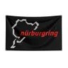 3x5 Ft Nurburgrings Flag Banner per auto da corsa stampato in poliestere per l'arredamento