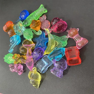 5 Stück 30*30*22mm Acryl klare Tierform Spielsteine für Brettspiel zubehör Image