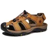 2023 echtes Leder Männer Schuhe Sommer Neue Größe männer Sandalen Männer Sandalen Mode Sandalen Hausschuhe Große Größe 38-47
