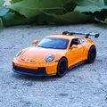 1:32 Porsche GT3 Supercar Legierung Modell auto Spielzeug Druckguss Metallguss Sound und leichtes