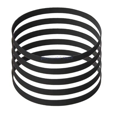 5 Stück 5mm Plattenspieler Riemen Ersatz Faltlänge 20-460mm für Retro vinyl Plattenspieler für Image