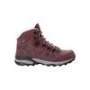 Trekkingschuh JACK WOLFSKIN "REFUGIO PRIME TEXAPORE MID W", Gr. UK 6,5 - EU 40, Normalschaft, rot (schwarz, maroon), Main Material Second Material 100% Polyamide Lining Sole 100% Rubber/ EVA, Schuhe Schnürboots Trekkingboots