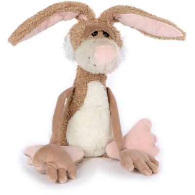 Kuscheltier SIGIKID "BeastsTown - Hase, Lazy Bunny", beige (beige, weiß), Plüschfiguren, KinderB:13cm H:30cm T:11cm, Pol