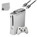 Microsoft Xbox 360 4GB Video Game Console White With HDMI Cable BOLT AXTION Bundle Used