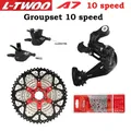 LTWOO A7 1X10S Groupset 10 speed shift lever derailleur SUNSHINE cassette 42T 46T 50T VXM Chains