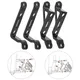 1set Bicycle Brake Caliper Mount Adapter Kits Hot Sale Bike Post To Flat Mount Adapter 180/160mm