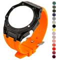 Casioak Mod Kit For GA2100 GA2110 Transparent Case Rubber Strap For Casio G-Shock Watch Band Pin