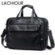 Fashion Genuine Leather Men A4 Office Bag Handbag Business Casual Men's Travel Bag 15.6" Laptop