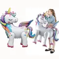 Rainbow Unicorn Standing Balloon Rainbow Unicorn Girls Birthday Party Decorations Rainbow Unicorn