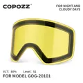 Original Yellow Graced Magnetic Lens for ski goggles GOG-20101 anti-fog UV400 ski glasses snow