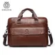 SCHLATUM 2023 Genuine Leather Briefcases Hard For Men Handbags Laptop Briefcase Bags 15.6 Inch