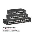 Gigabit Switch 10 8 5 Port 1000Mbps Ethernet Switch External Power Supply Network Switch for Ip