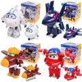 5 inch Super Wings Action Figures Transforming Robot Jett Dizzy Donnie Deformation Airplane