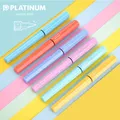 Japanese PLATINUM Pen PQ-200 Little Meteor Color Macaron Color Student Writing F Tip Pen Learning
