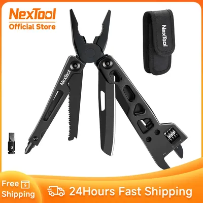 NexTool Multitool Adjustable Wrench 9 in 1 Multi Tool Adjustable Wrench Manual Pliers Knife Hand DIY